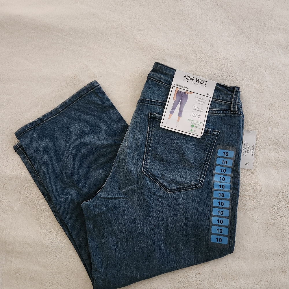 Women's Nine West Chrystie Capri Size 10 - Picture 2 of 7